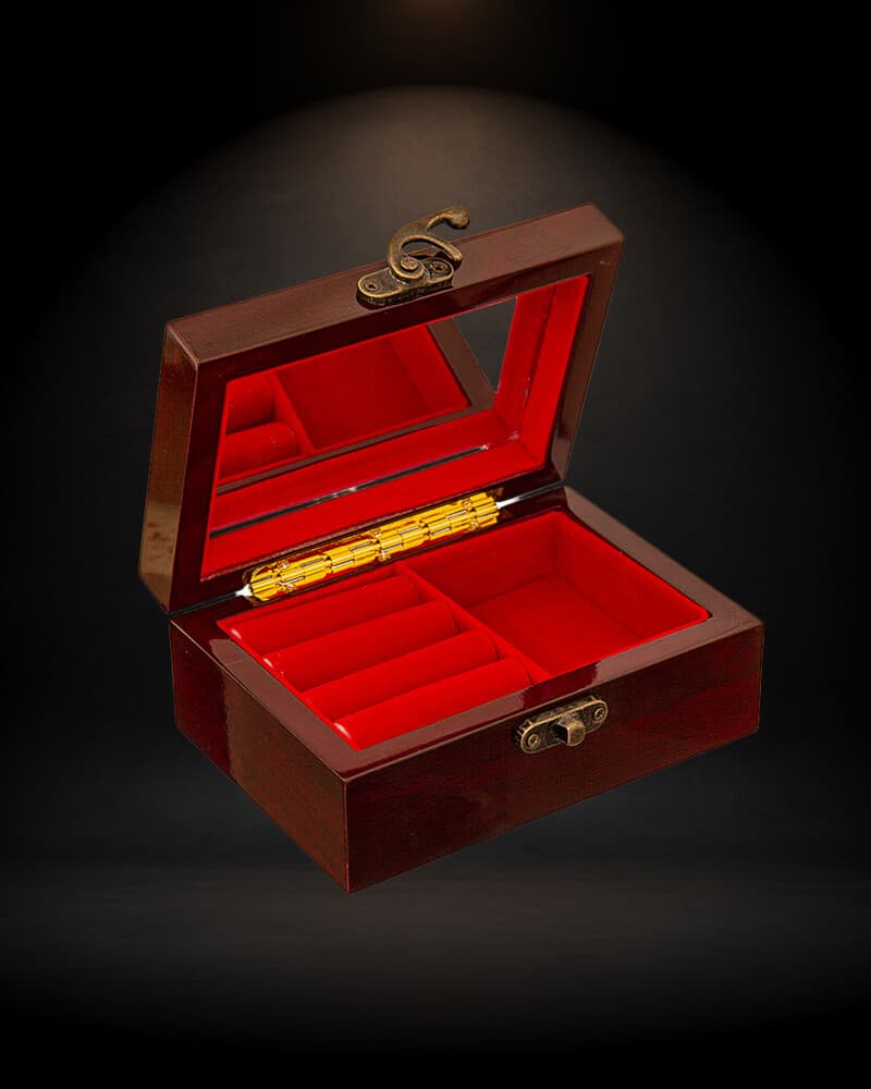 Palekh Firebird lacquer box